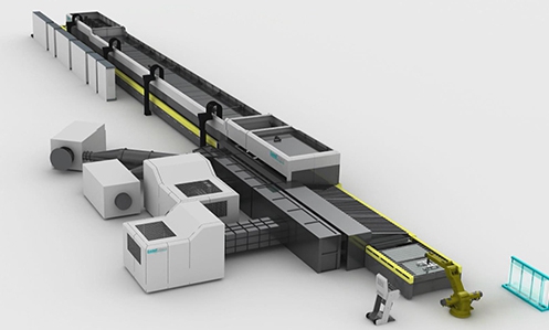 ld-bl连续弯钢化炉